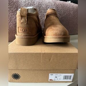 UGG Classic Ultra Mini - Chestnut - Women’s size 9  - Never worn
